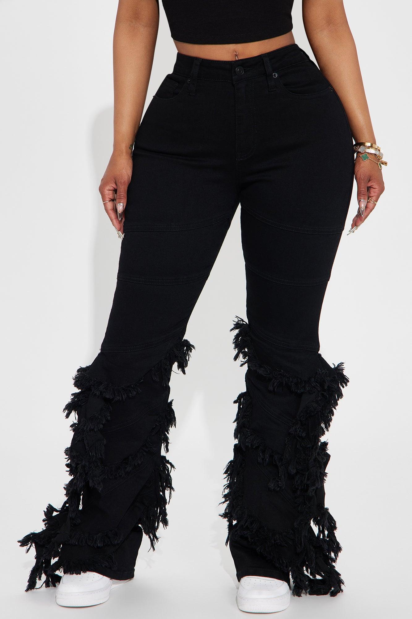 Making A Connection Stretch Bootcut Jeans - Black Product Image