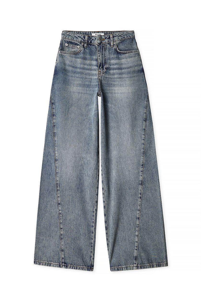 High Waist Extra Wide Leg Denim Product Image