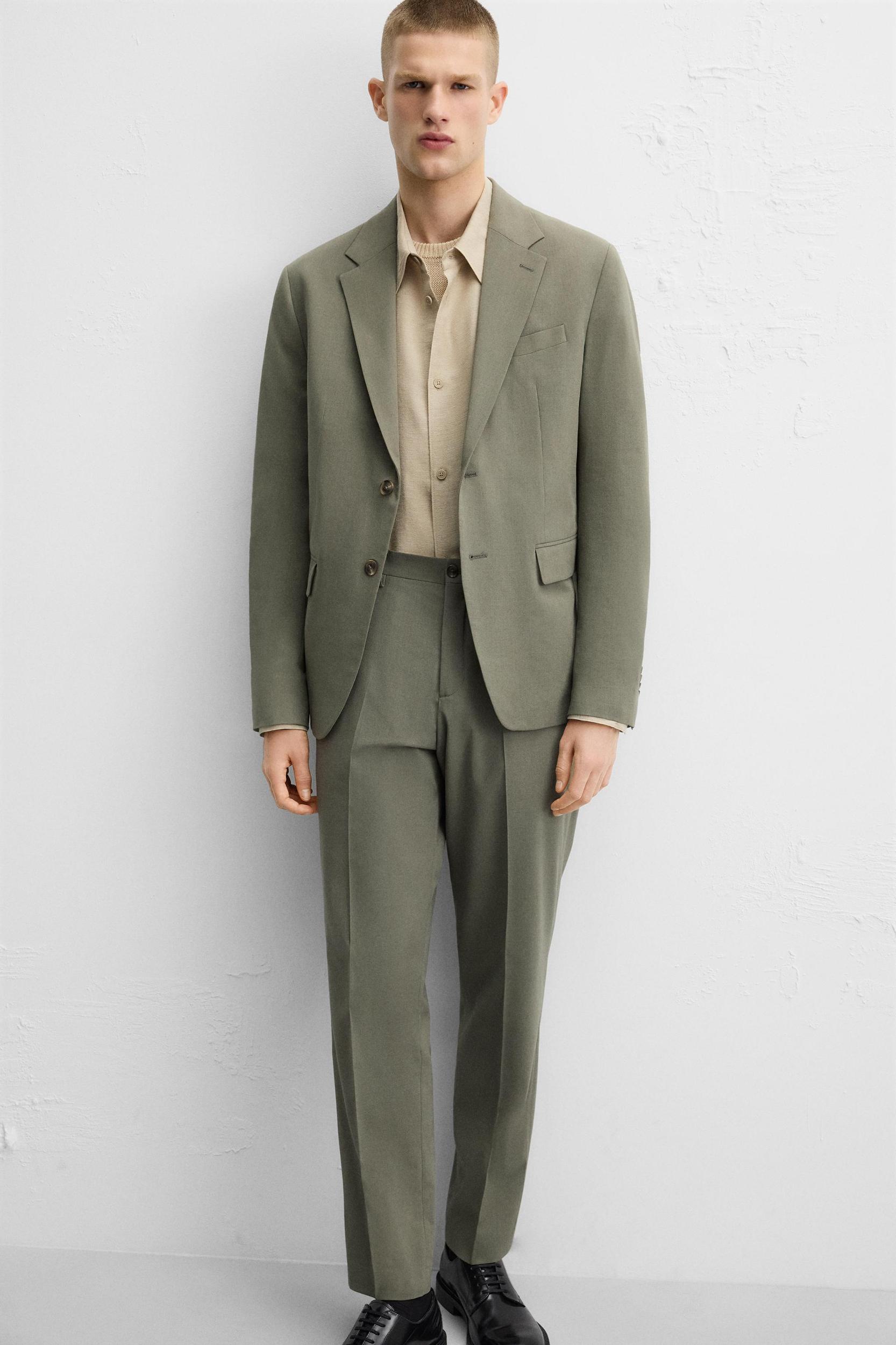 WOOL SUIT PANTS Product Image