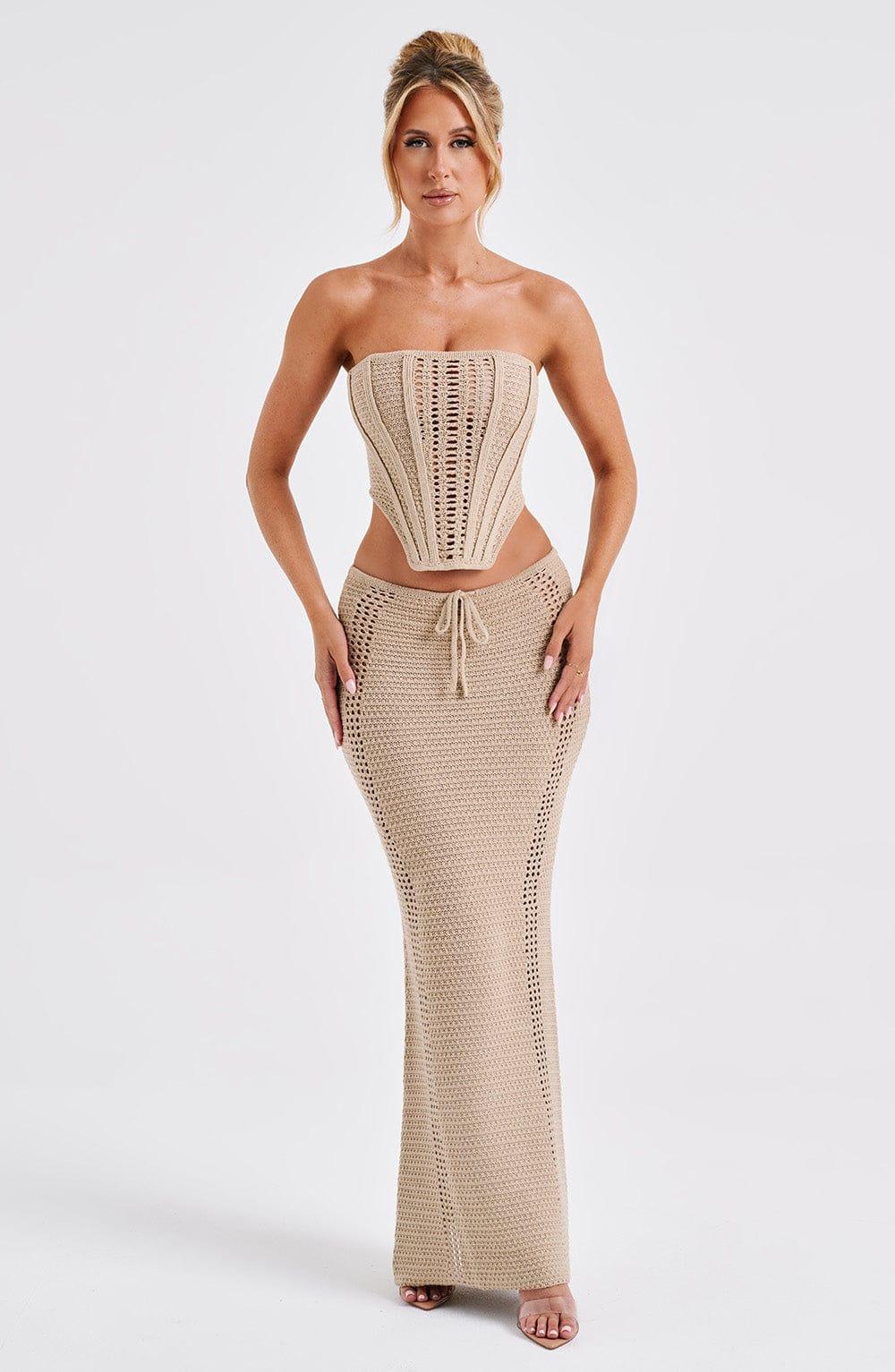Chayenne Maxi Skirt - Beige Product Image