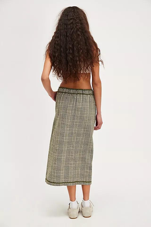 Penelope Gingham Midi Skirt Product Image