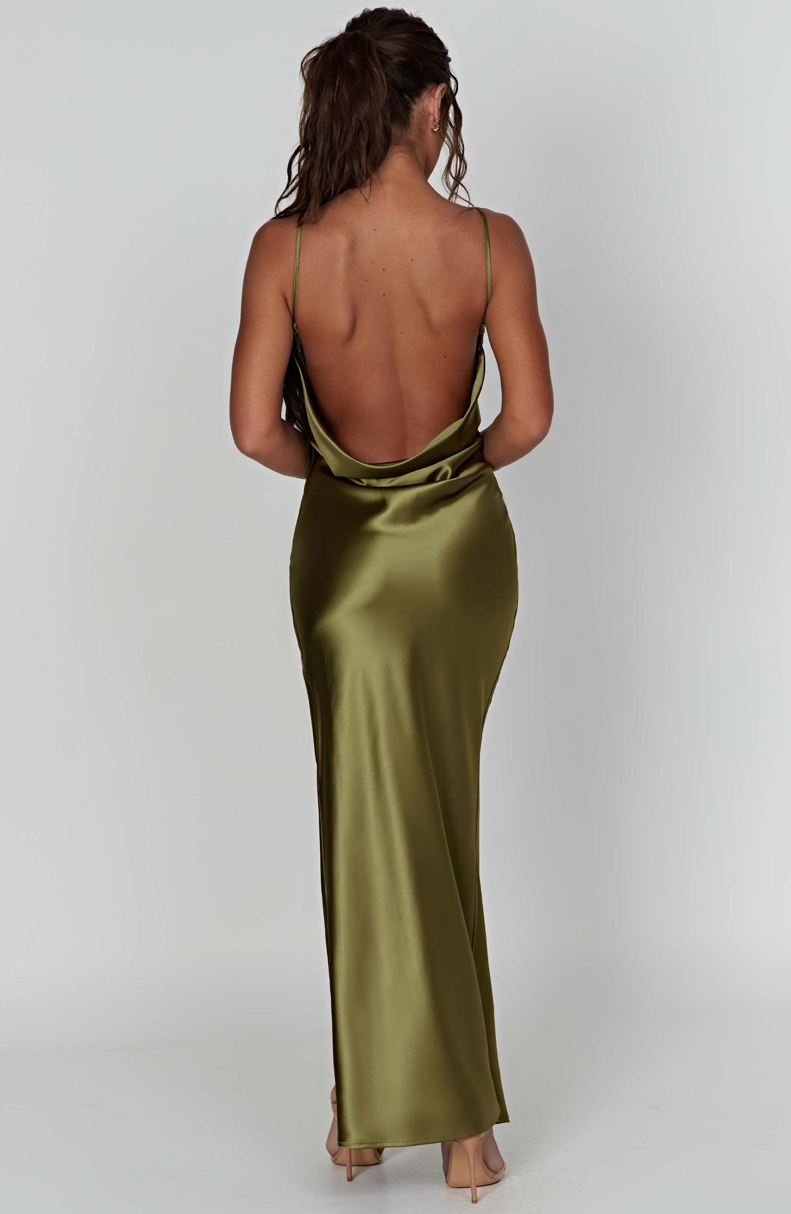Celestina Maxi Dress - Khaki Product Image