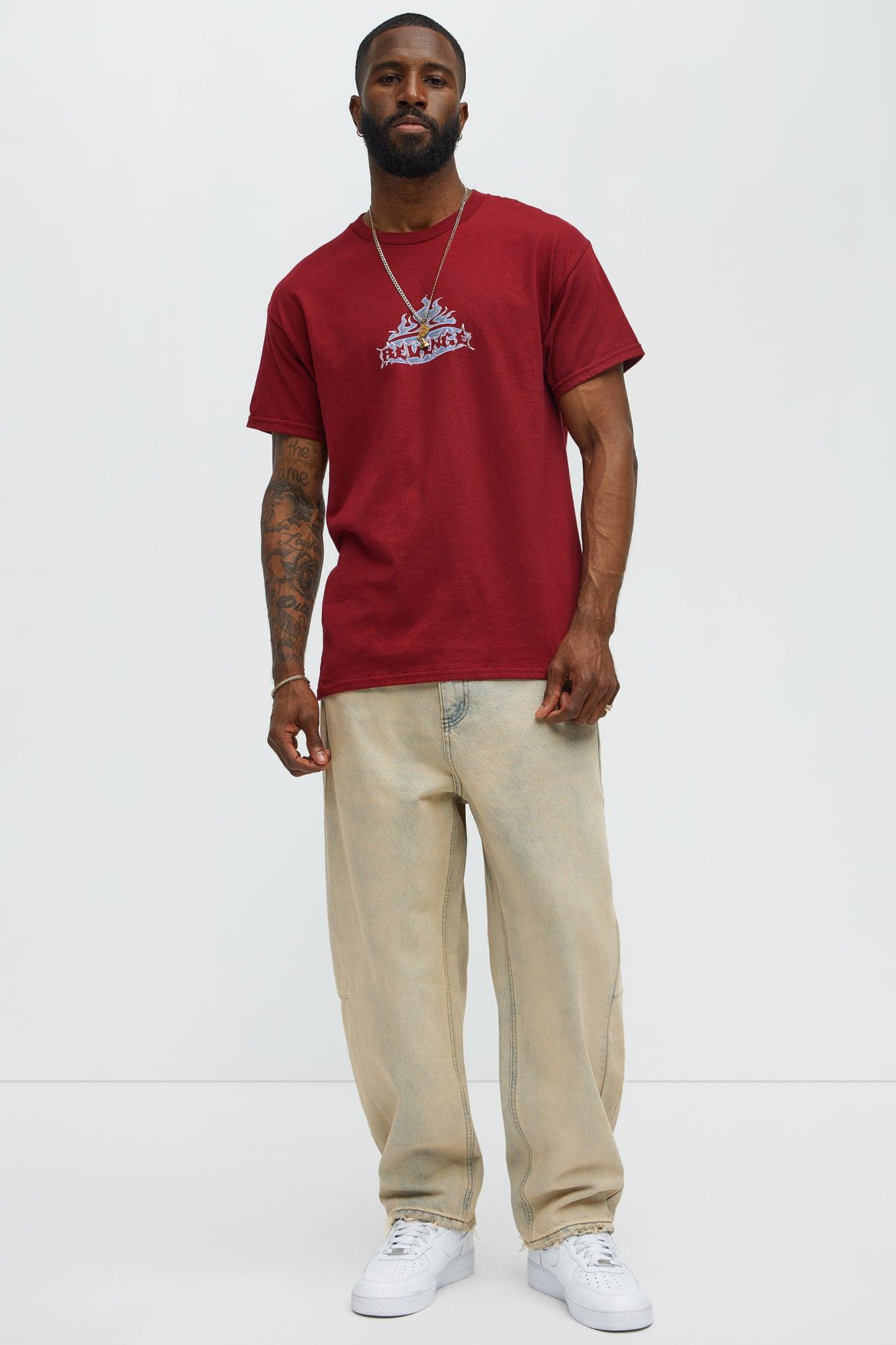 Vengeance Runs Deep Short Sleeve Tee - Red Male Product Image