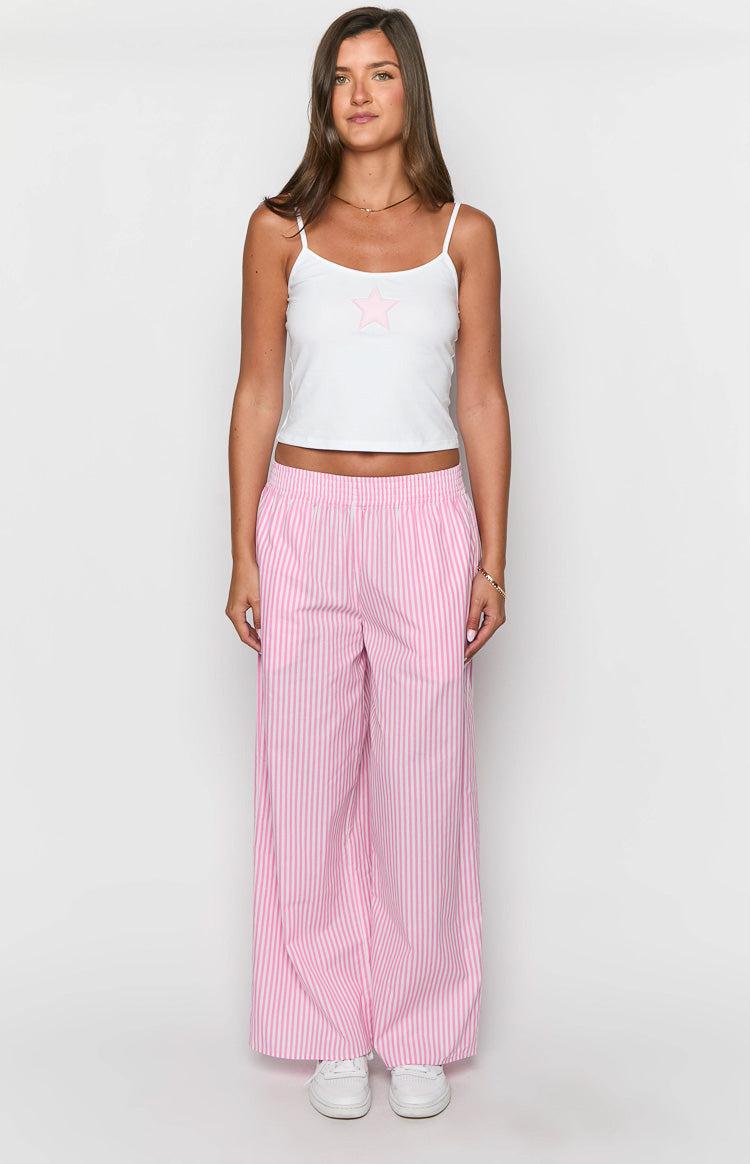 Mahalia Pink Stripe Pants Baby Product Image