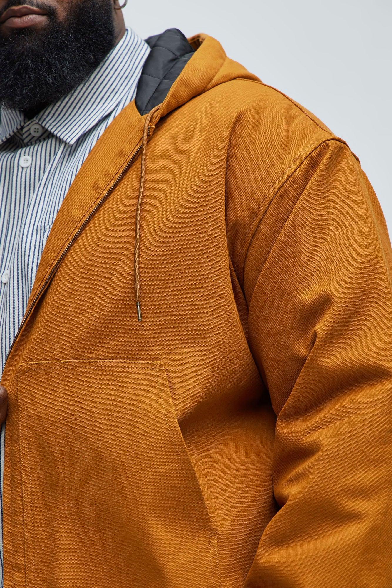 Alexander Utility Canvas Hooded Jacket - Tan Product Image