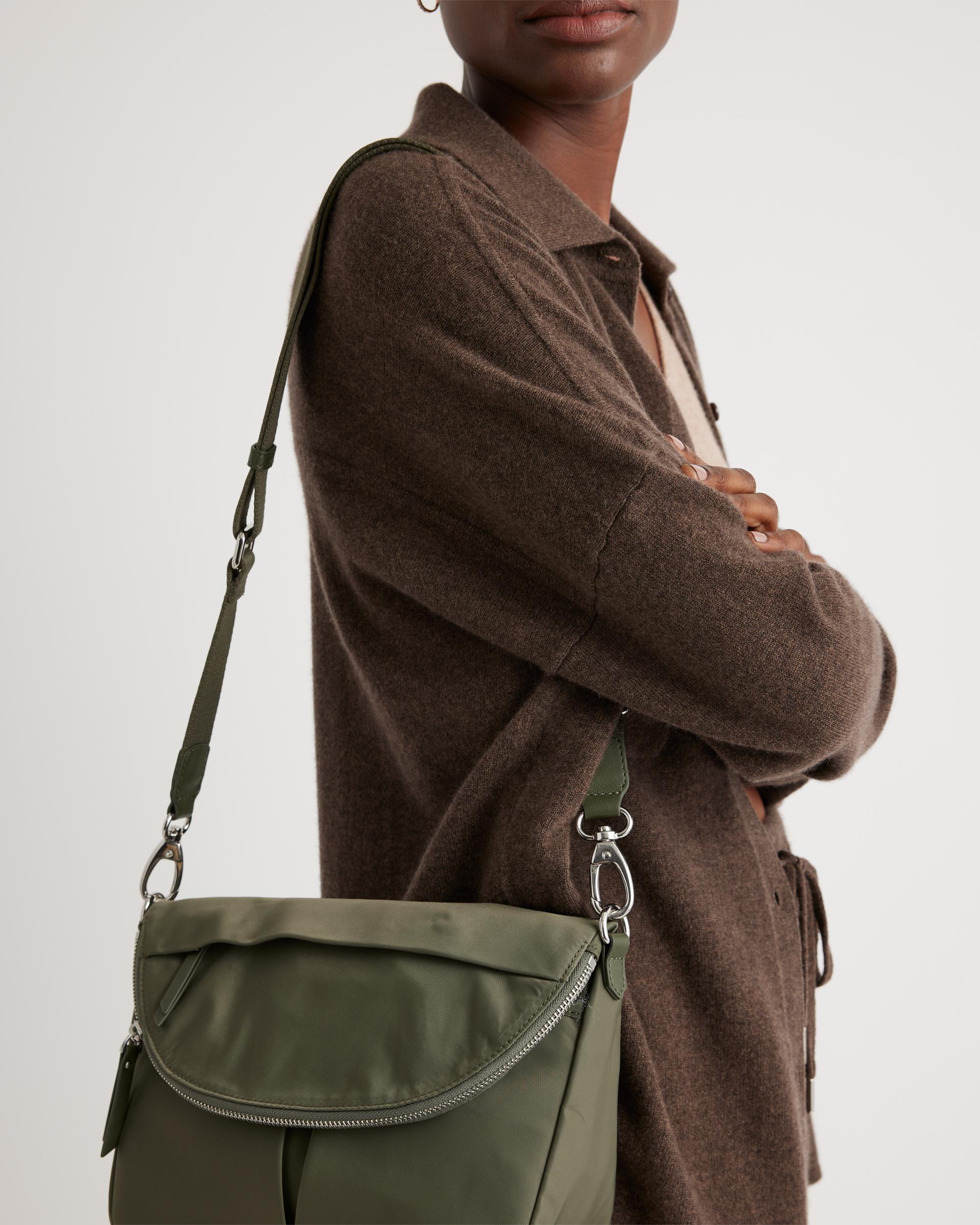 Quince | Women's Revive Nylon Foldover Crossbody Product Image