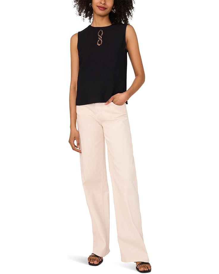 Wrap Front Sleeveless Blouse Product Image