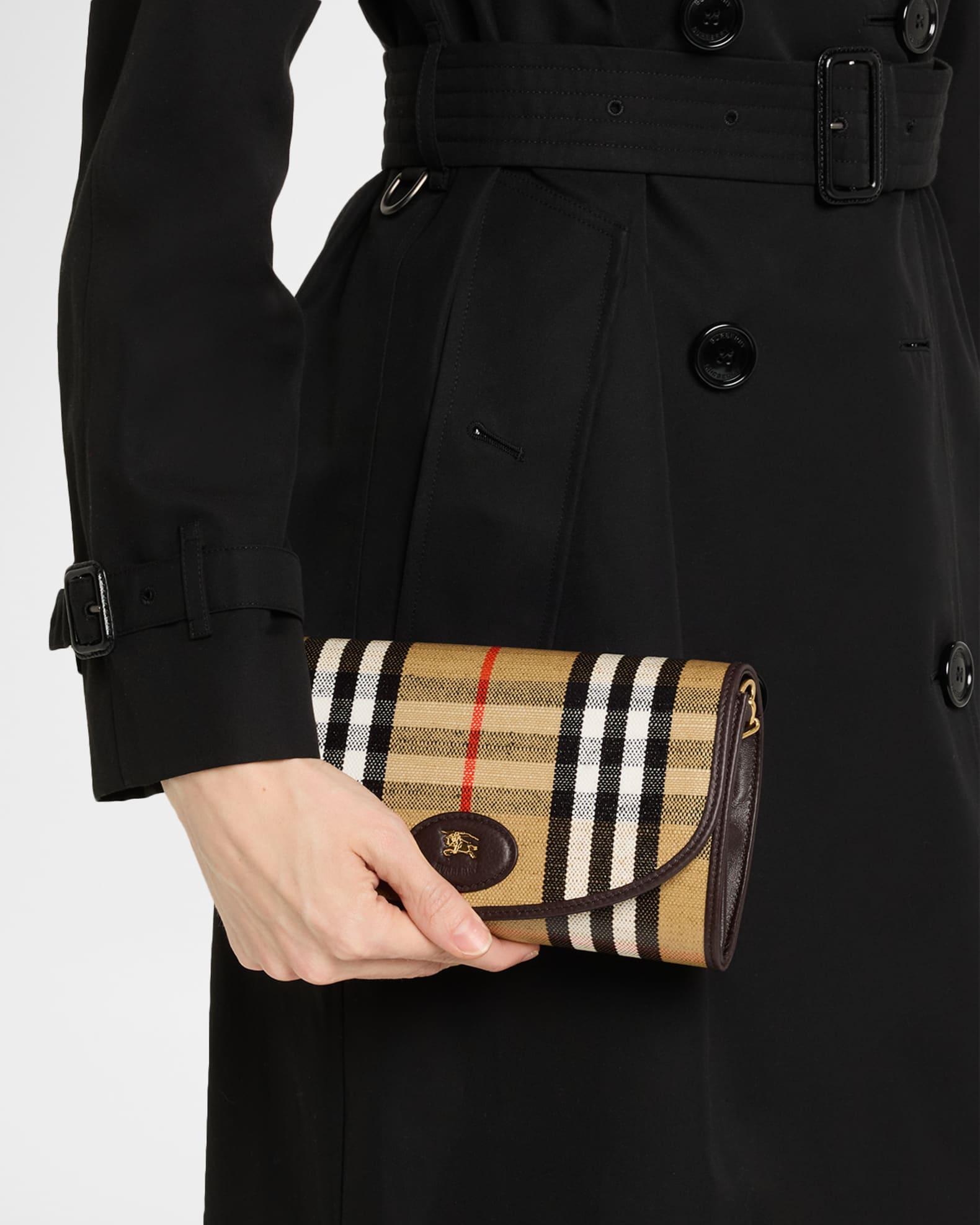 Highlands Check Flap Continental Wallet on Chain Product Image