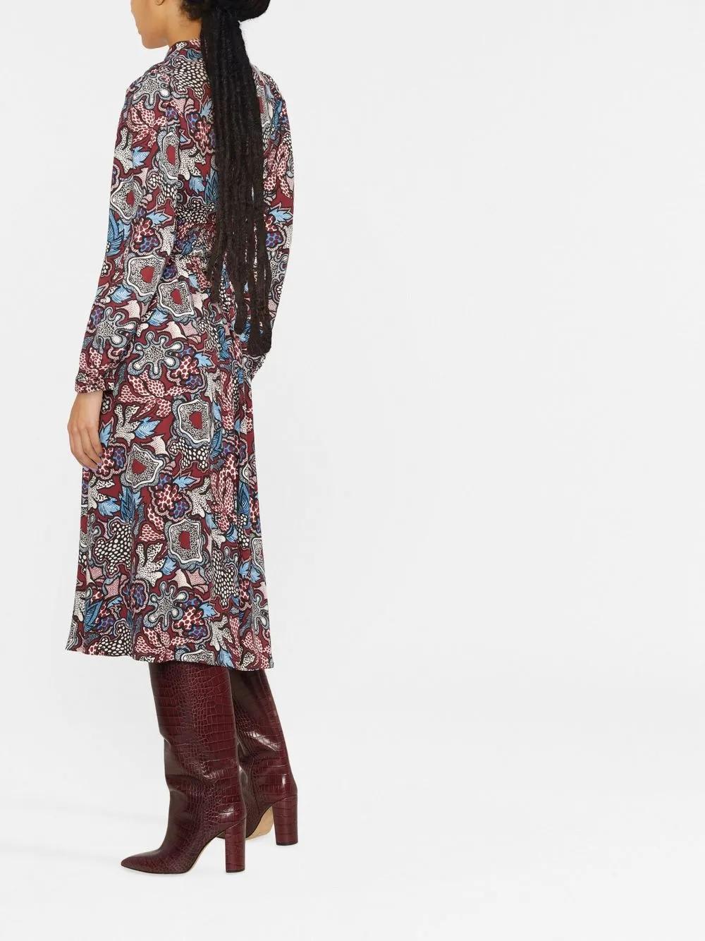 floral-print midi dress Product Image