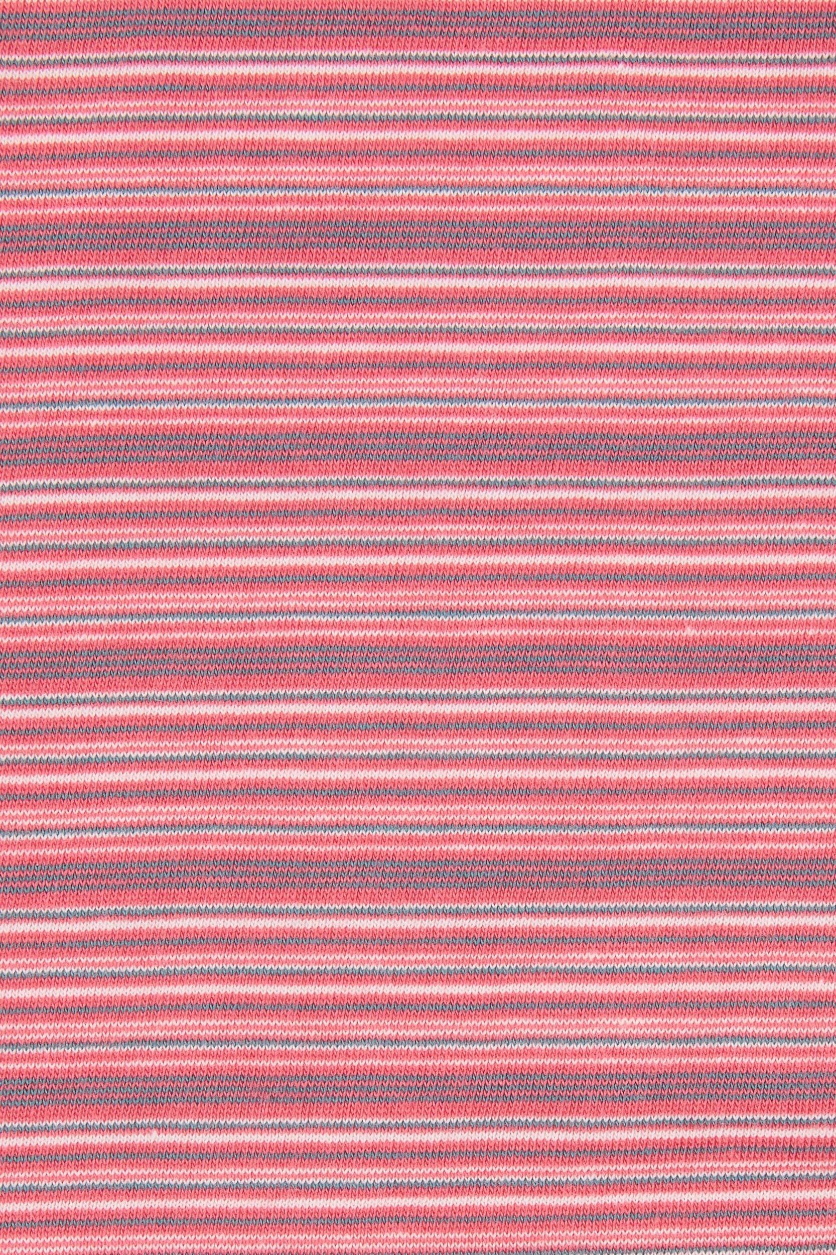 Maceio Midi Skirt Vermillion Stripe - Final Sale Product Image