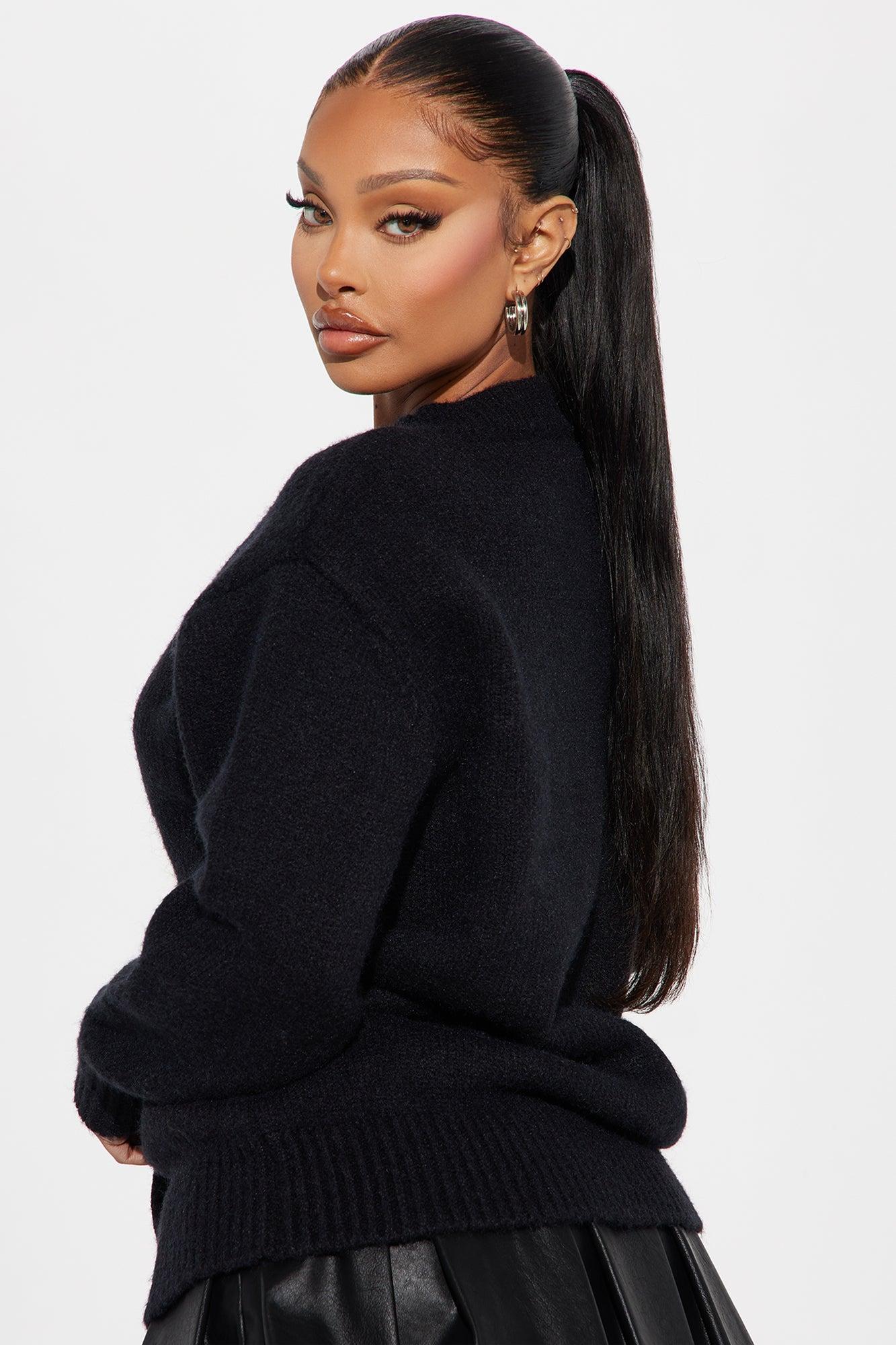 Boss Bear Sweater - Black/Brown Product Image