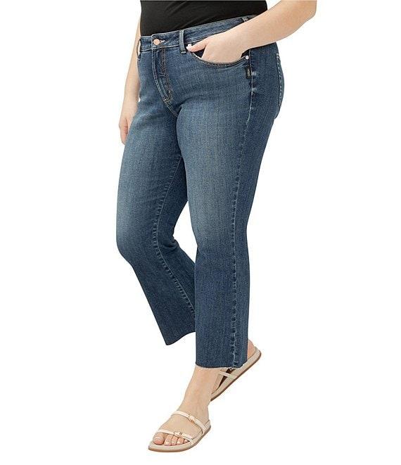 Silver Jeans Co. Plus Size Suki Mid Rise Curvy Fit KIck Flare Jeans Product Image