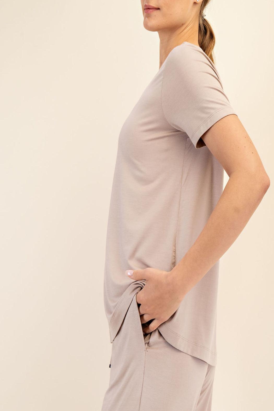 Viscose Modal Basic Top Product Image