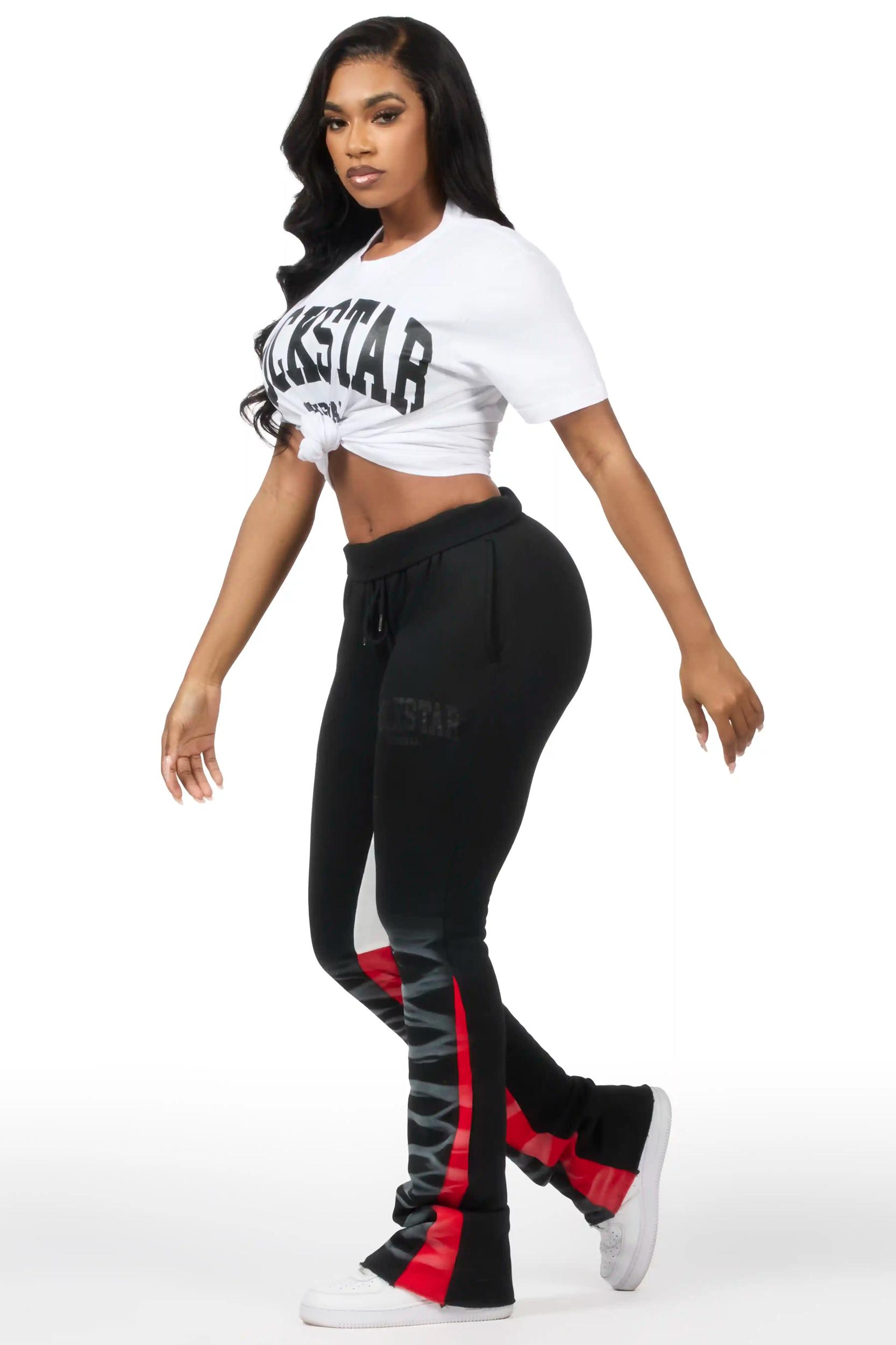 Nelly 2.0 Black/Black T-Shirt/Relaxed Track Set Male Product Image
