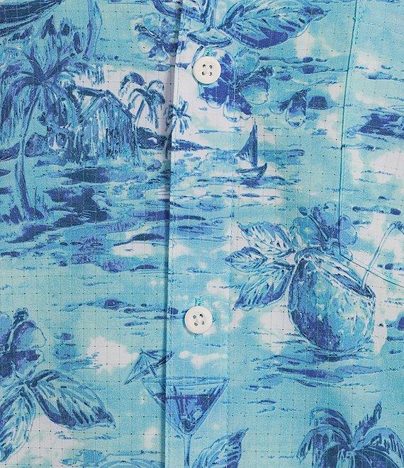 Tommy Bahama IslandZone Bahama Coast Tidal Pursuit Short Sleeve Woven Shirt Product Image