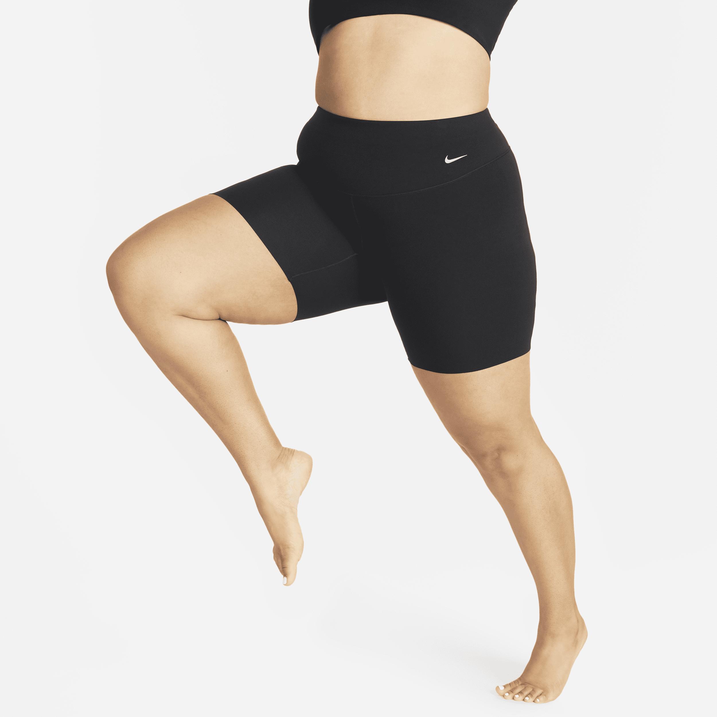 Nike Womens Zenvy High-Waisted 8 Biker Shorts (Plus Size) | DV4915-010 Product Image