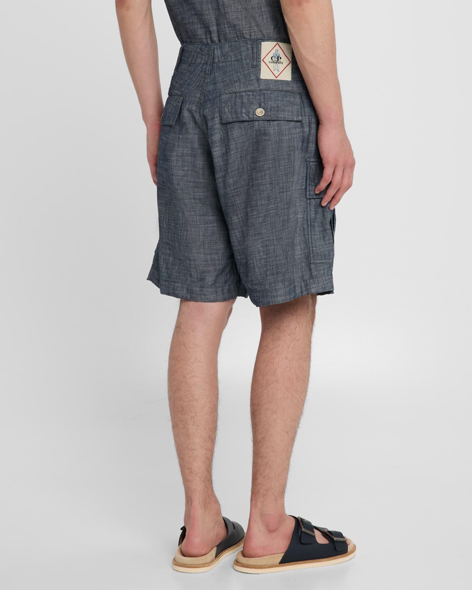 Men's Chambray Cargo Shorts Product Image