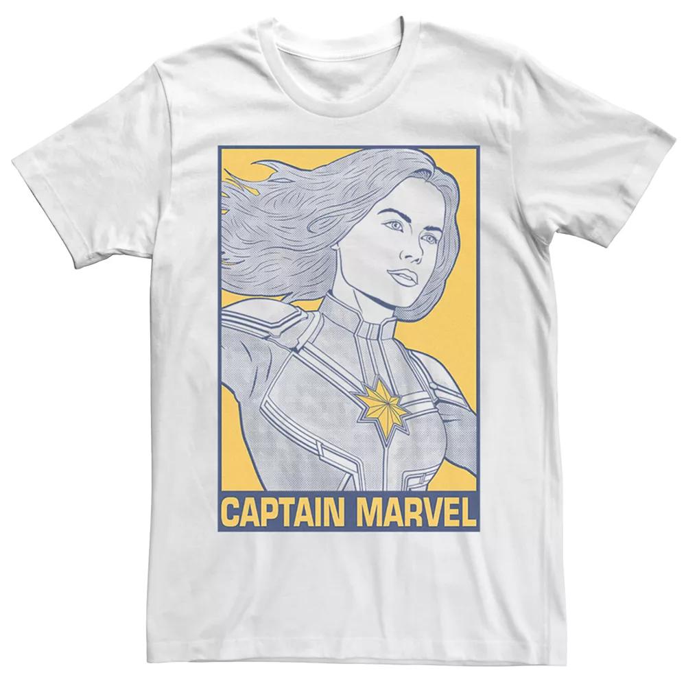 Men's Marvel Avengers Pop Captain Marvel Tee,  Product Image