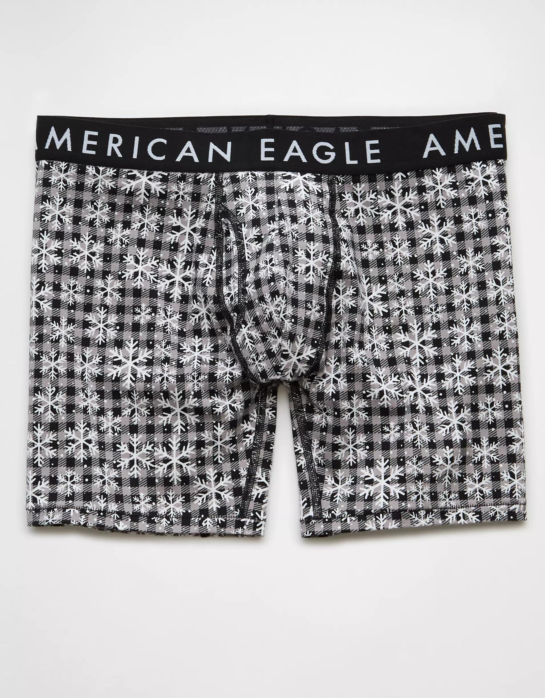 AEO Snow Plaid 6" Classic Boxer Brief Product Image