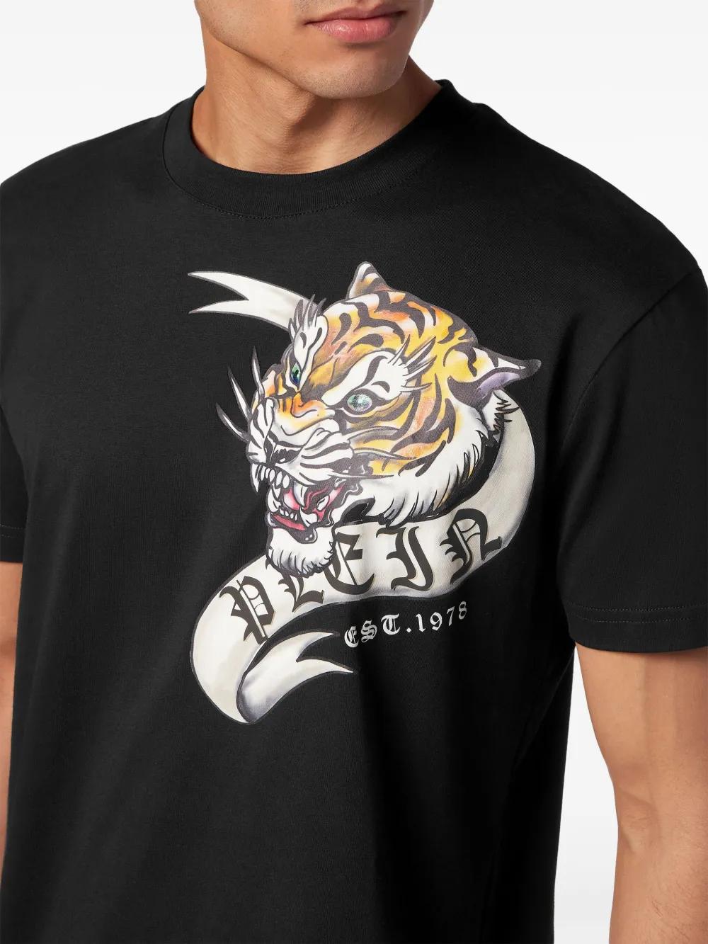 graphic-print cotton T-shirt Product Image