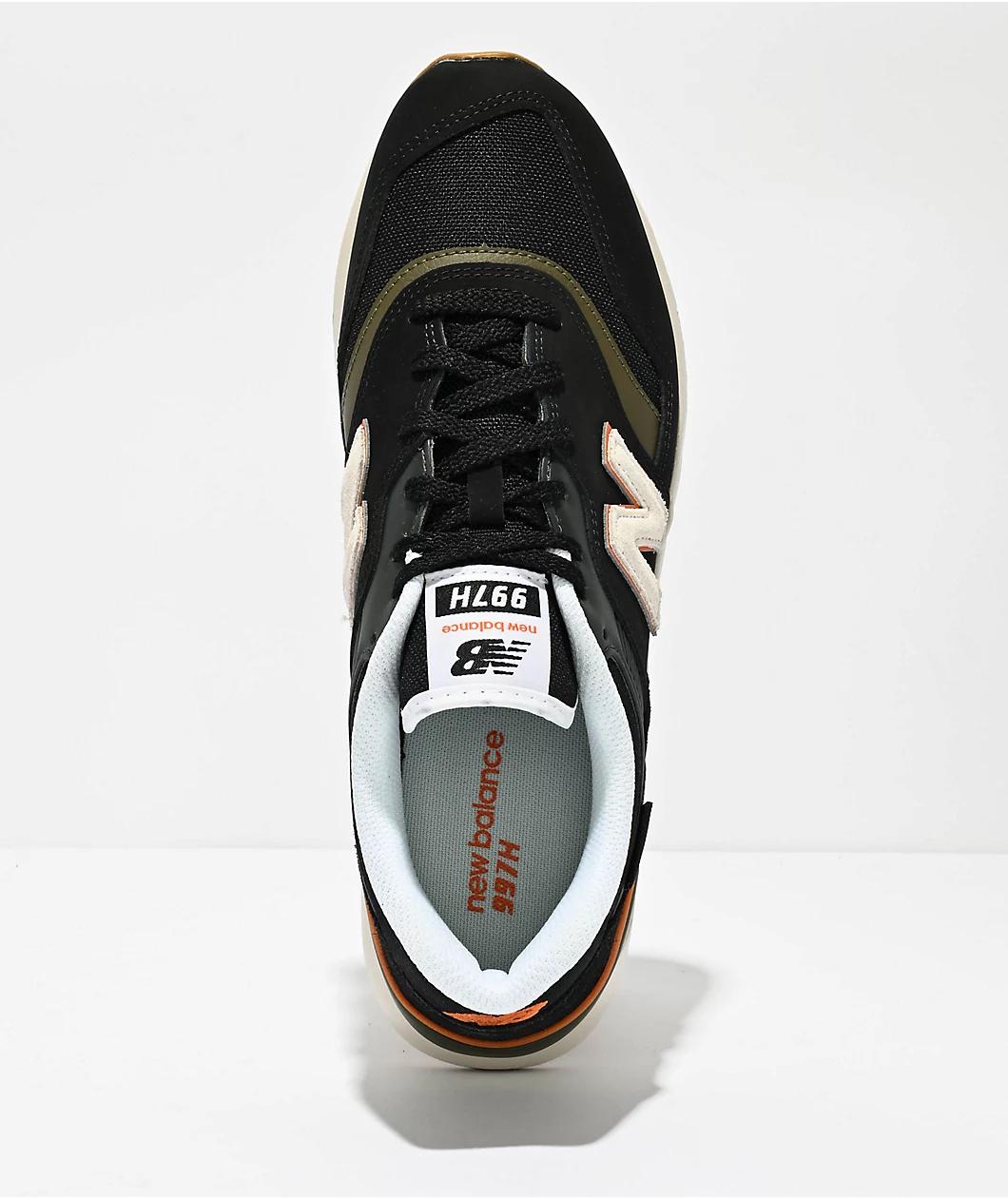 New Balance 997H Black & Cayenne Shoes  Product Image
