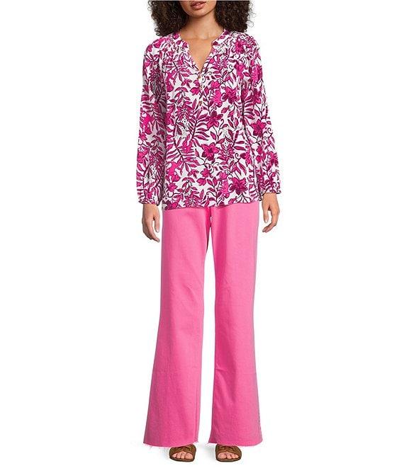 Lilly Pulitzer Aniston High Rise Straight Leg Jeans Product Image