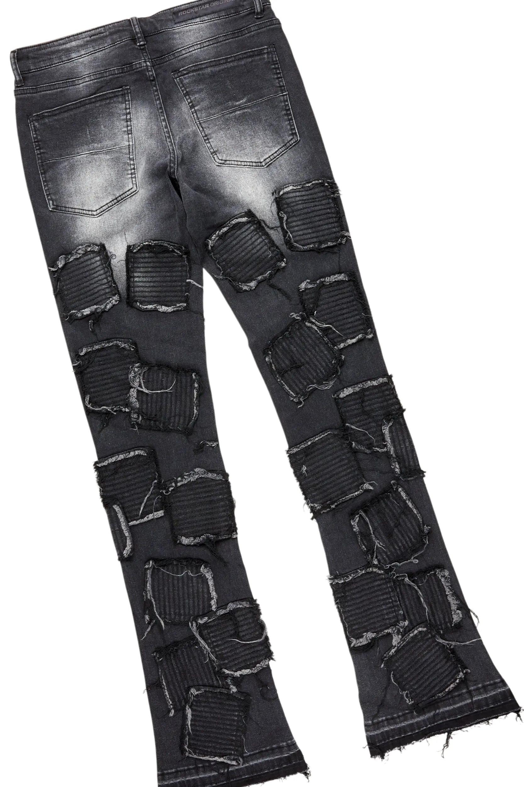 Banyan Grey Hoodie & Gawel Stacked Flare Jean Bundle Male Product Image