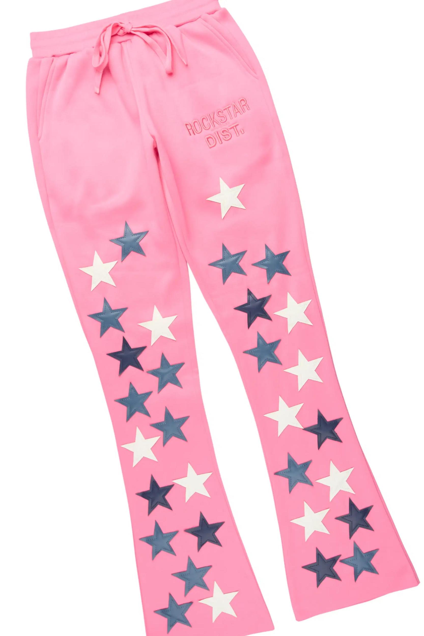 Starlena Pink Stacked Track Set Female Product Image