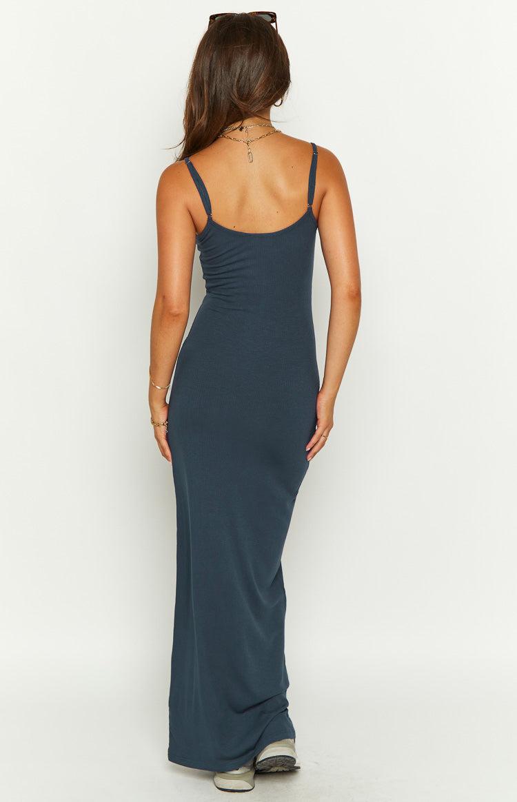 Melrose Navy Maxi Dress Product Image