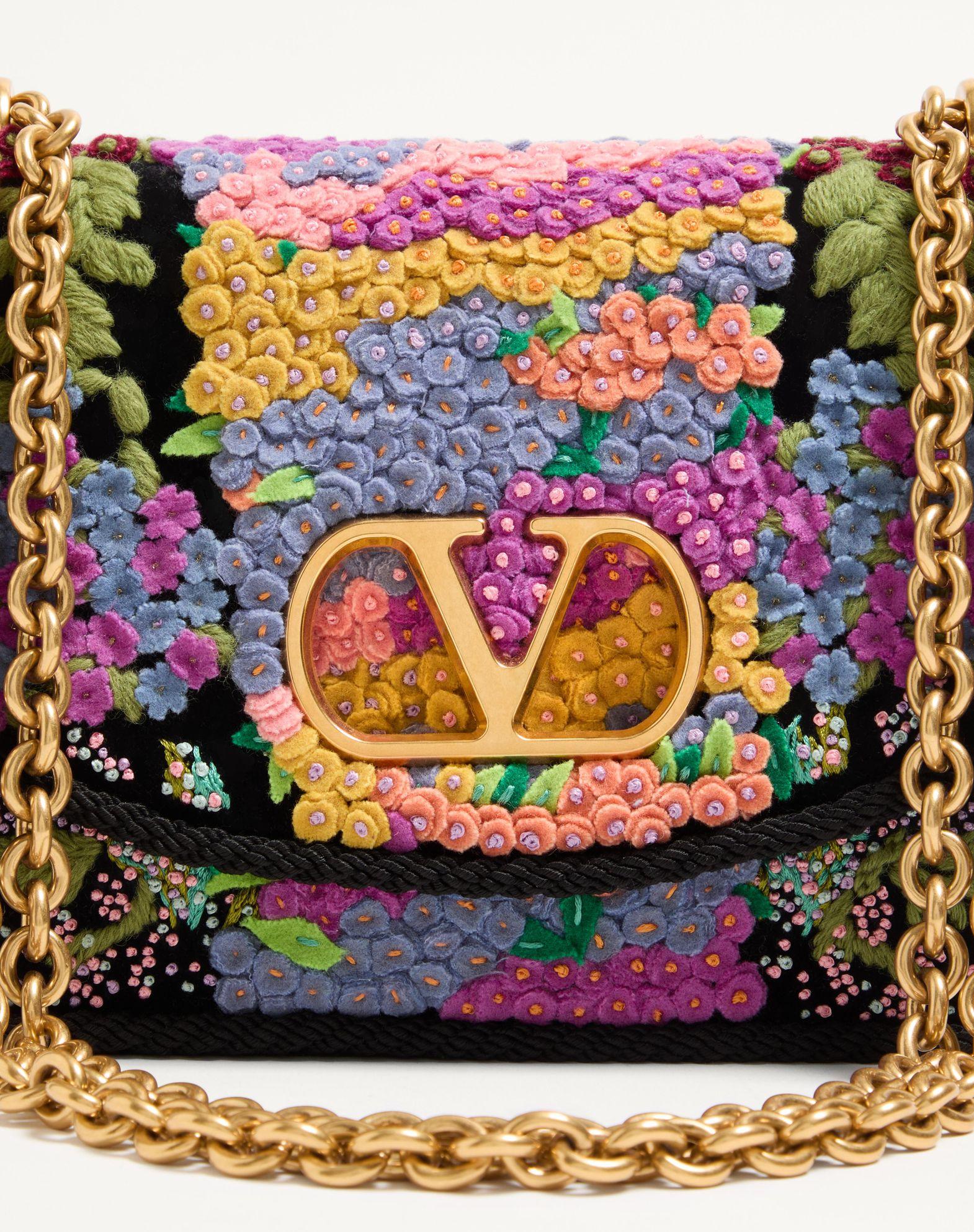 Valentino Garavani Vain Embroidered Shoulder Bag Product Image