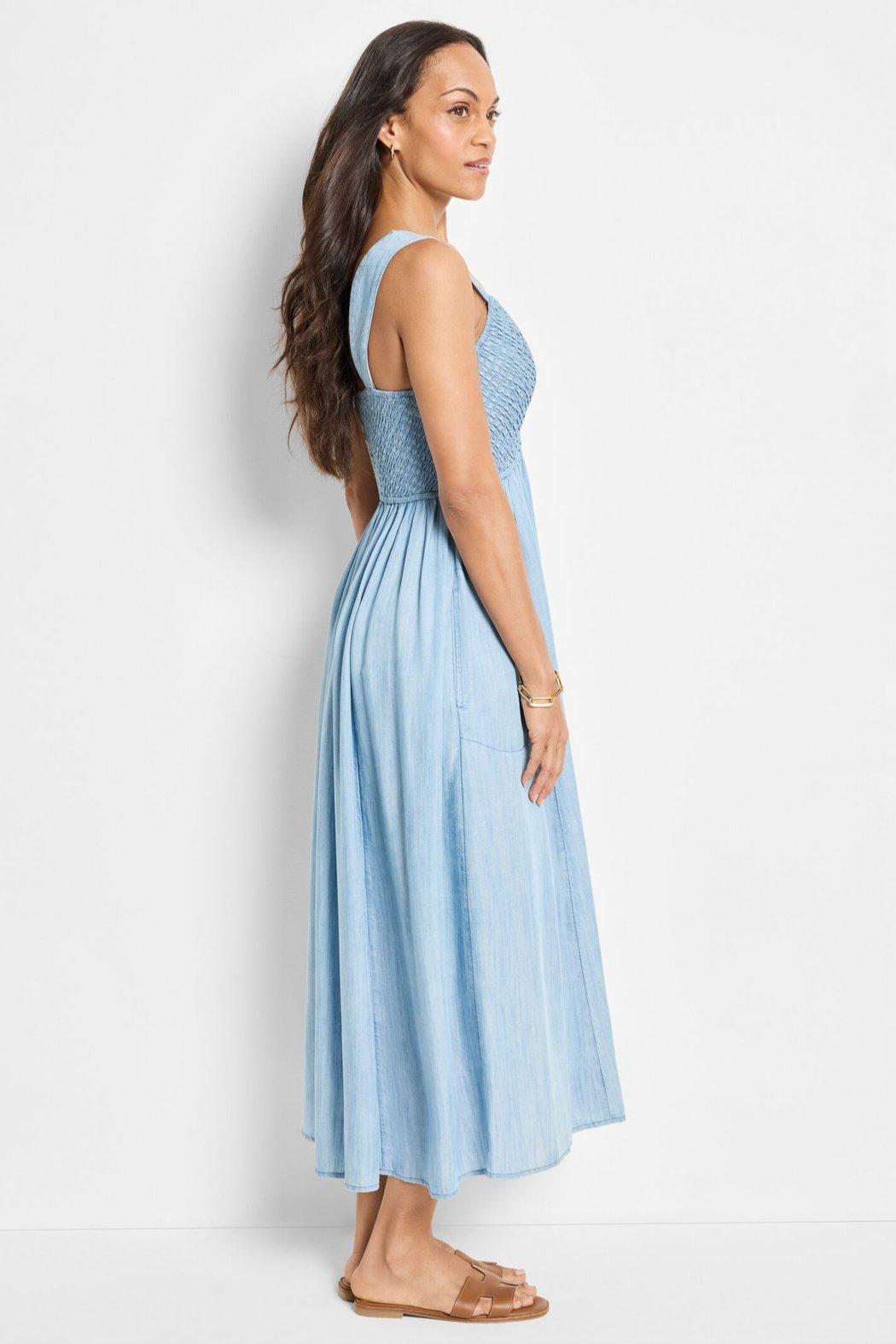 Denim Sara Dress Product Image