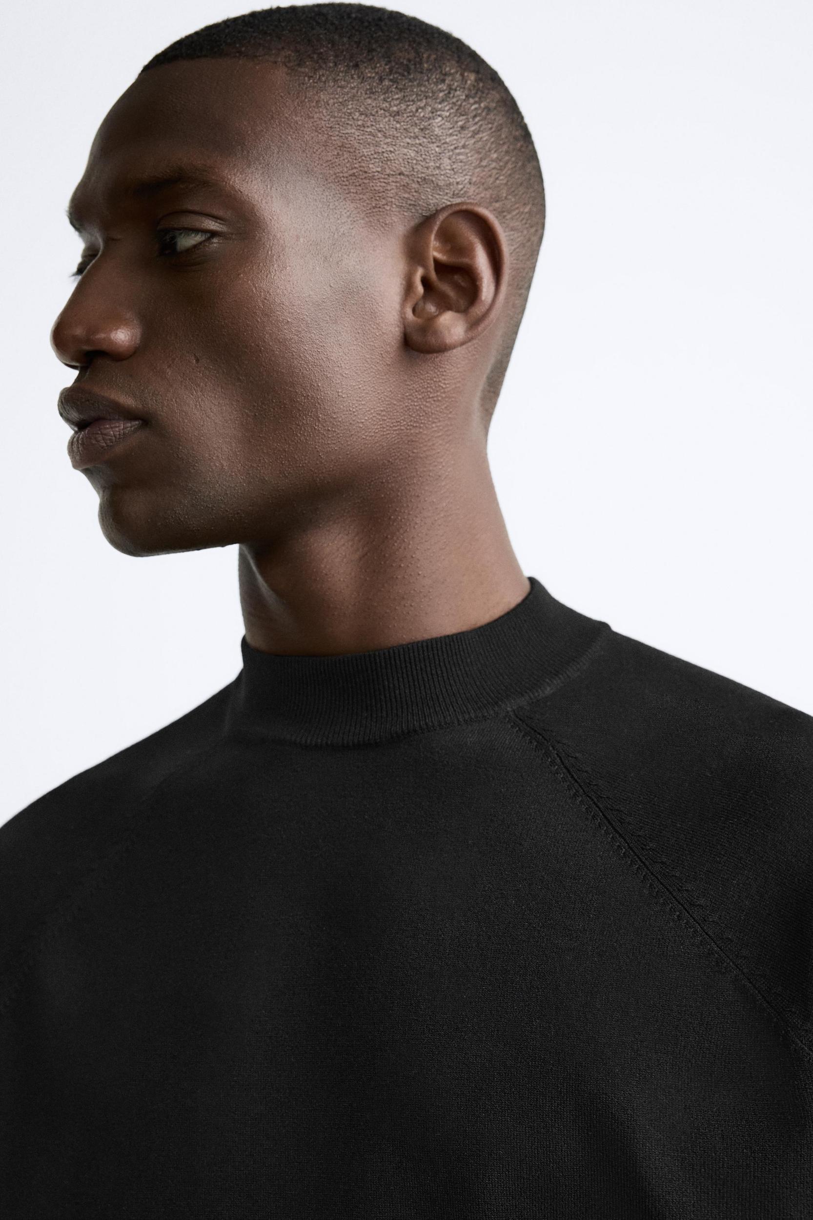 BASIC MOCK NECK SWEATER Product Image