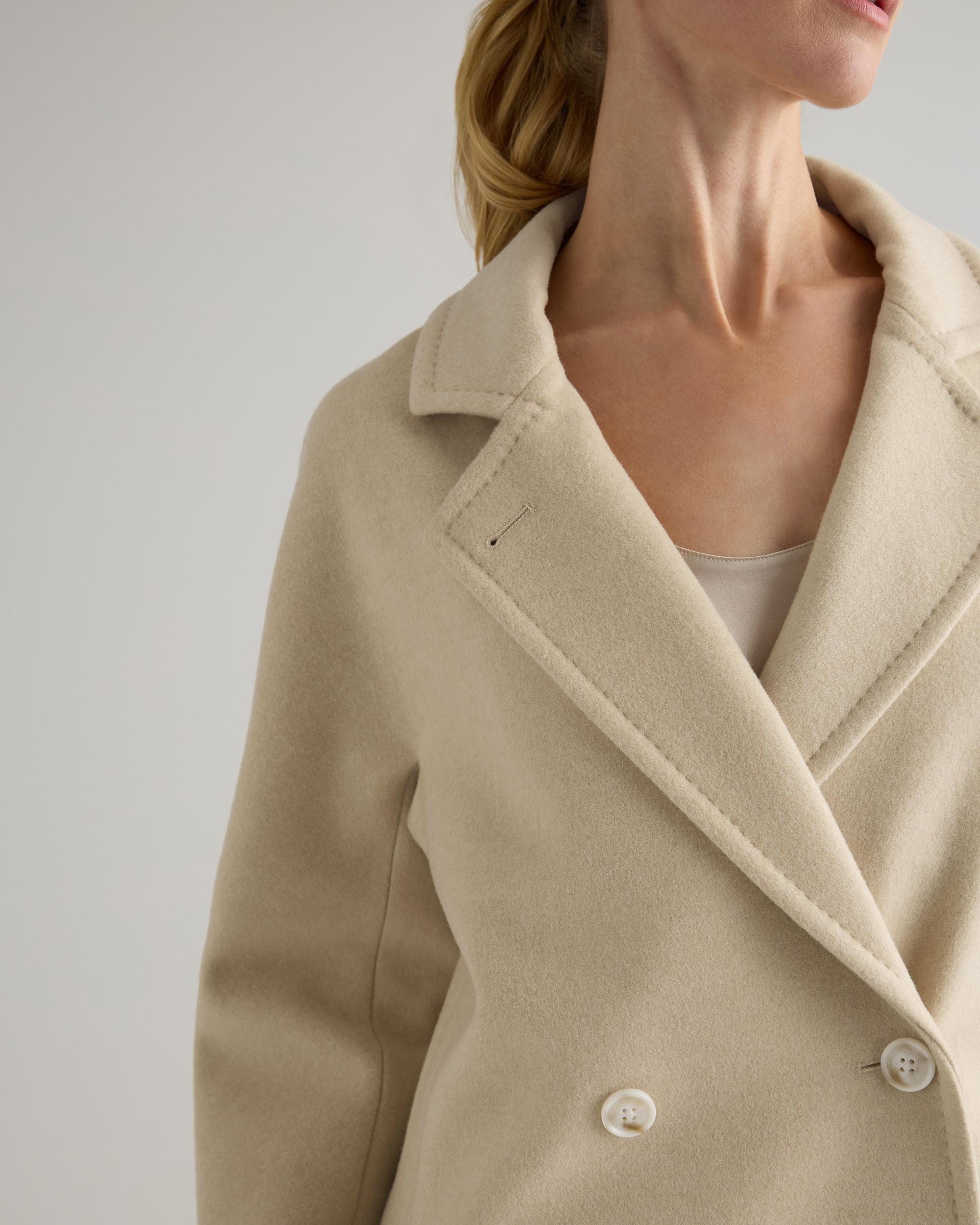 Quince | Women's Italian Wool Double-Breasted Slouch Coat Size XS Product Image