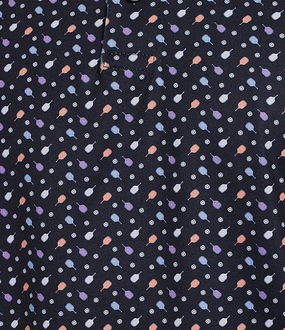 Cremieux Blue Label Performance Stretch Pickleball Print Short Sleeve Polo Shirt Product Image