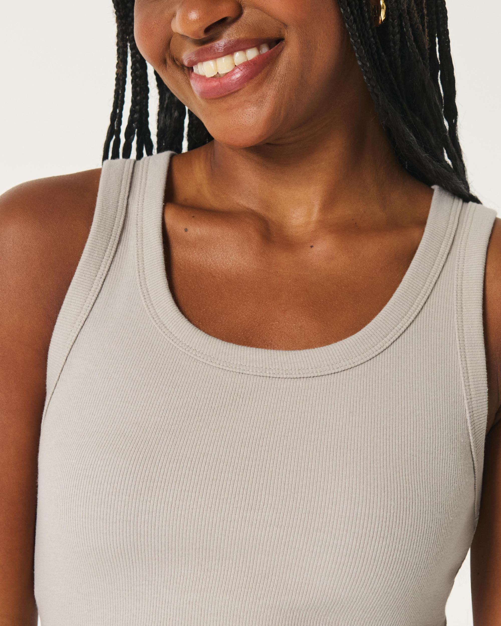 Ribbed Scoop Tank Product Image