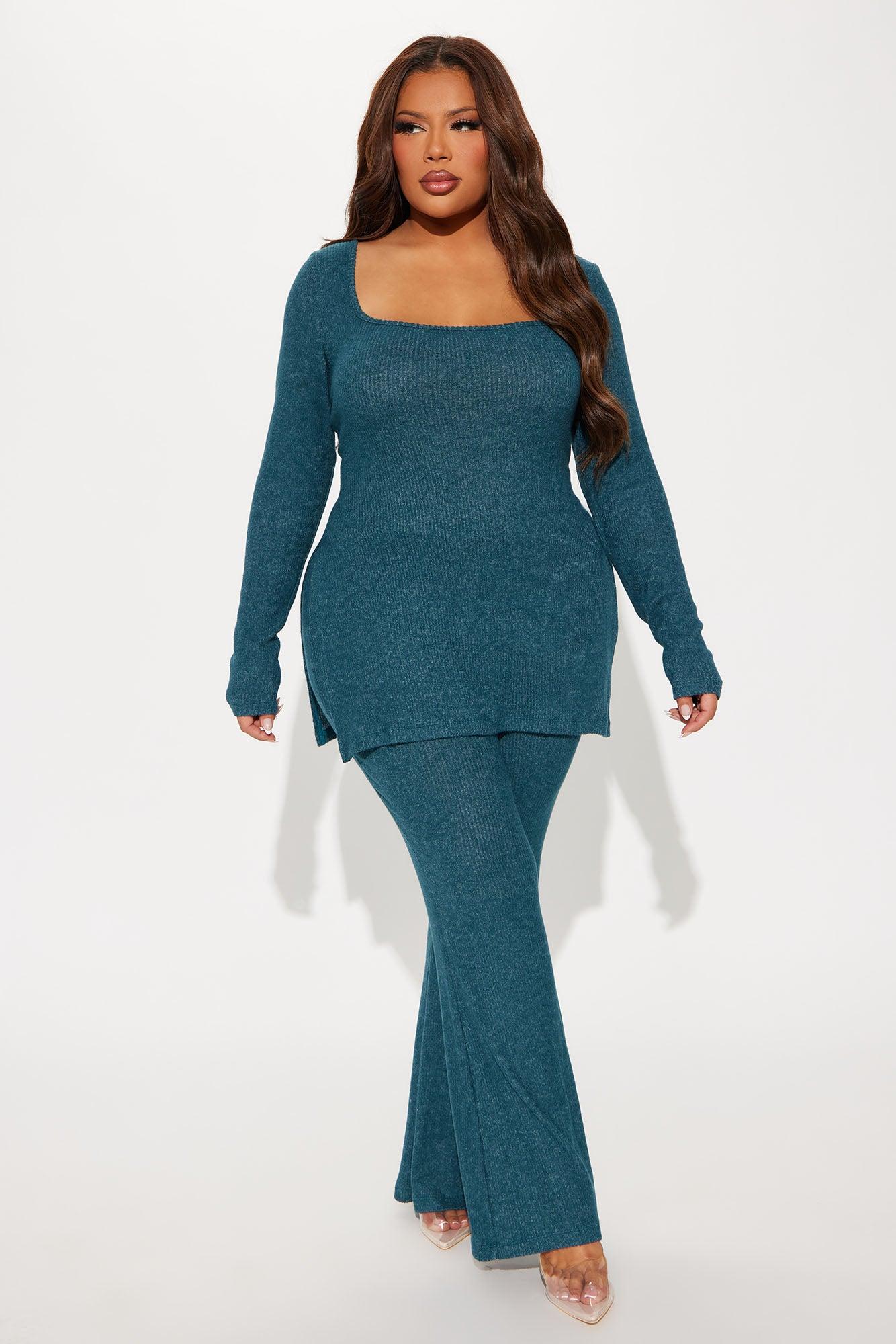 Chloe Cozy Pant Set - Hunter Product Image