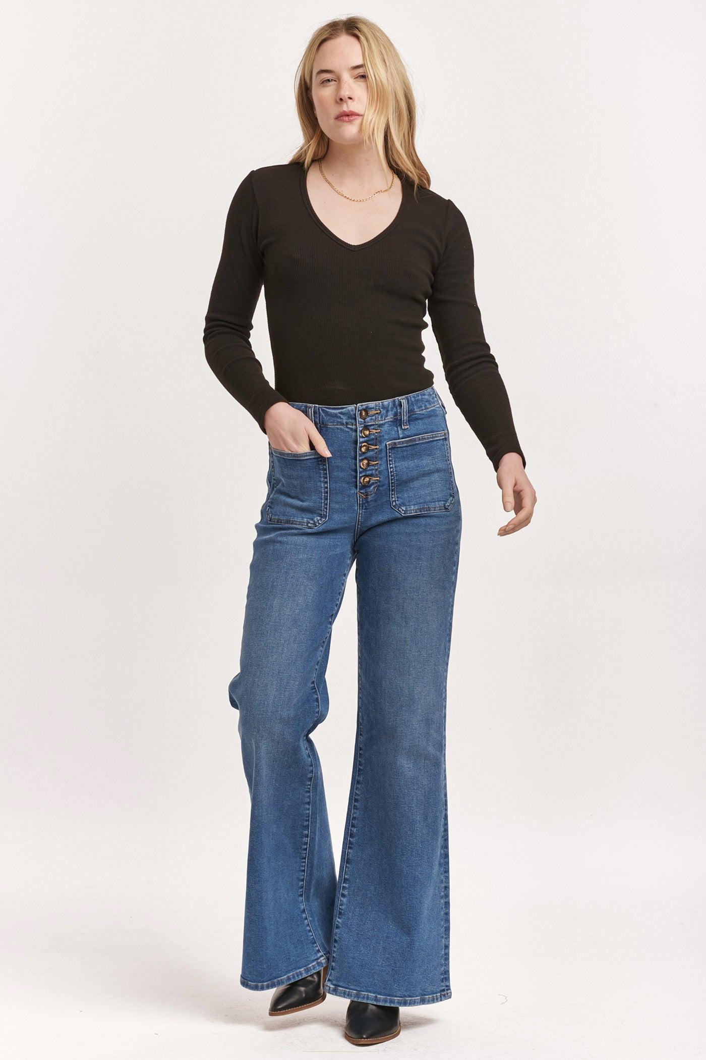 James Super High Rise Wide Leg Jean Product Image