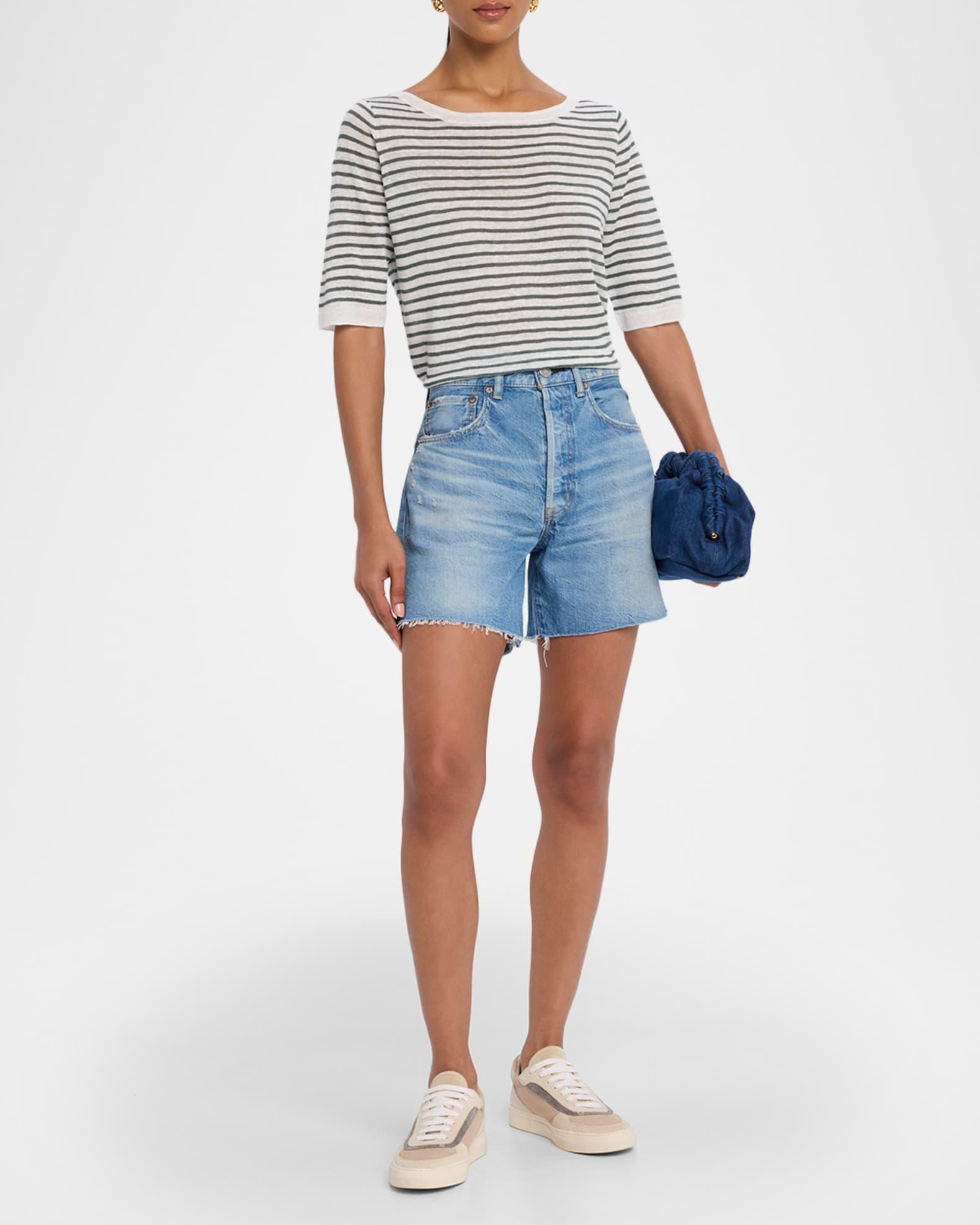 Harbeson High-Rise Denim Shorts Product Image