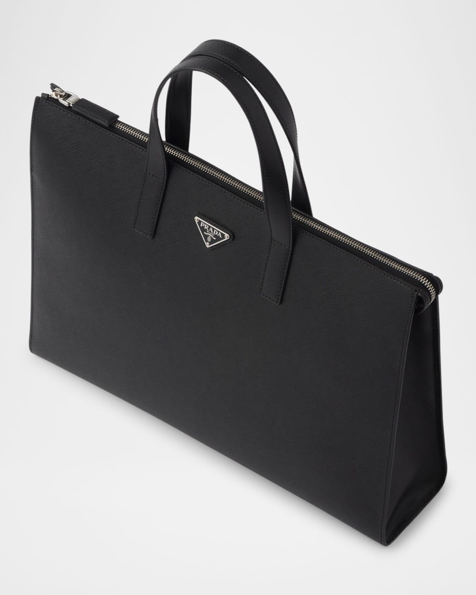 Men's Saffiano Leather Tote Bag Product Image