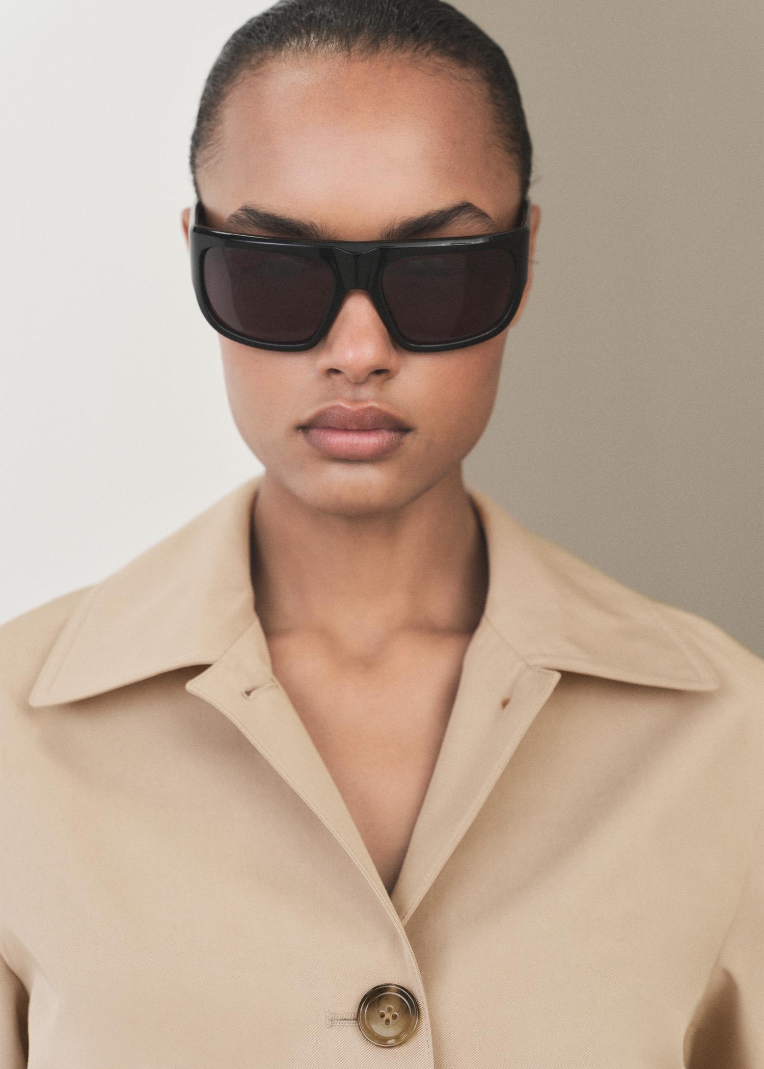 Cotton jacket with pockets - Women | MANGO USA Product Image