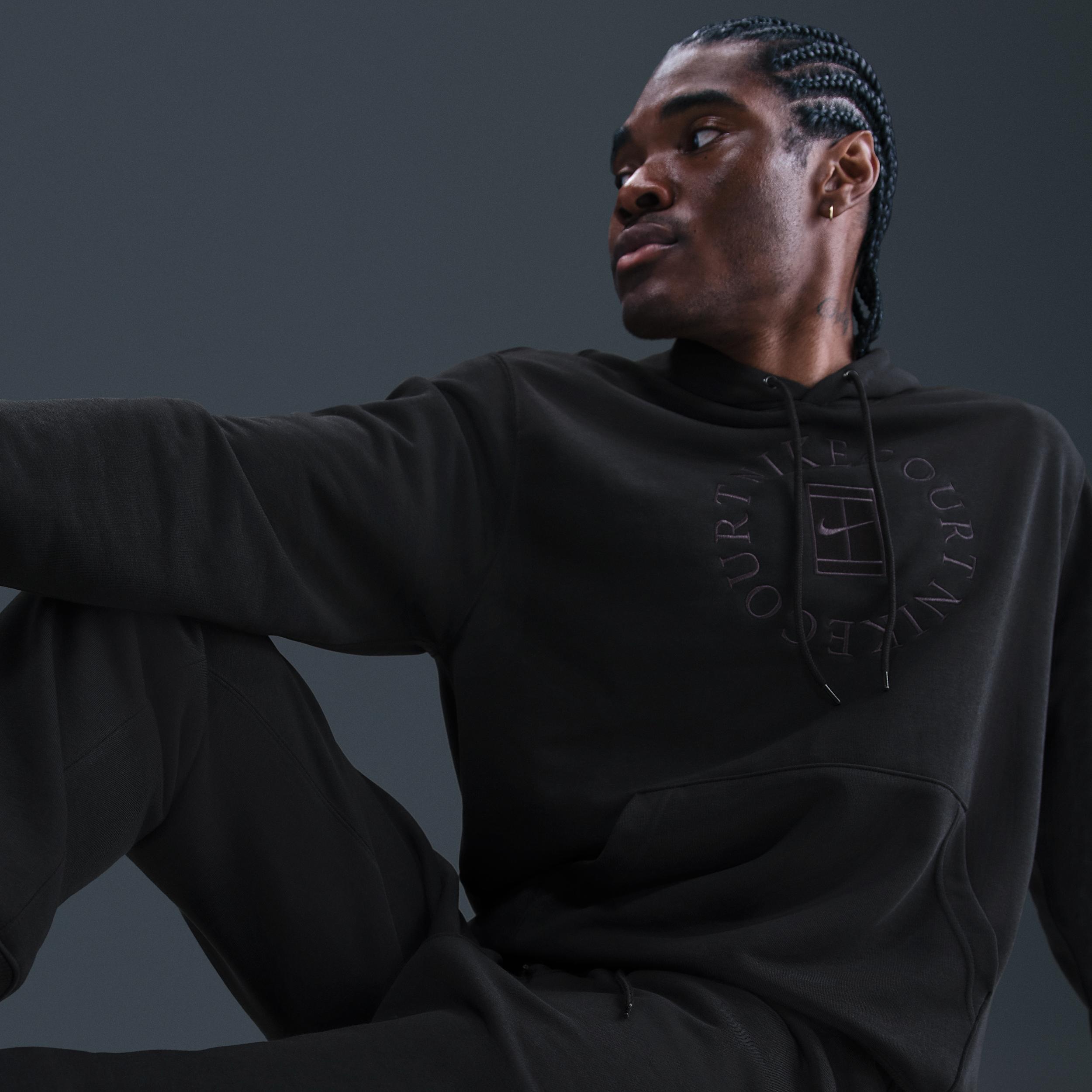 Nike Mens Court Heritage Dri-FIT Fleece Tennis Jogger Pants | HM6766-010 Product Image