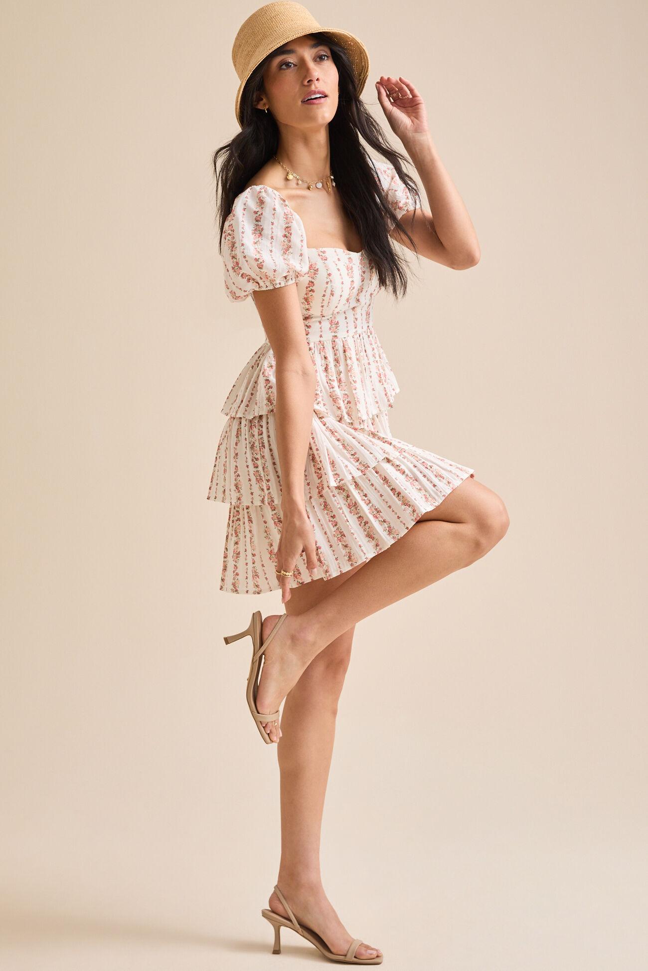 Whittney Floral Mini Dress Product Image