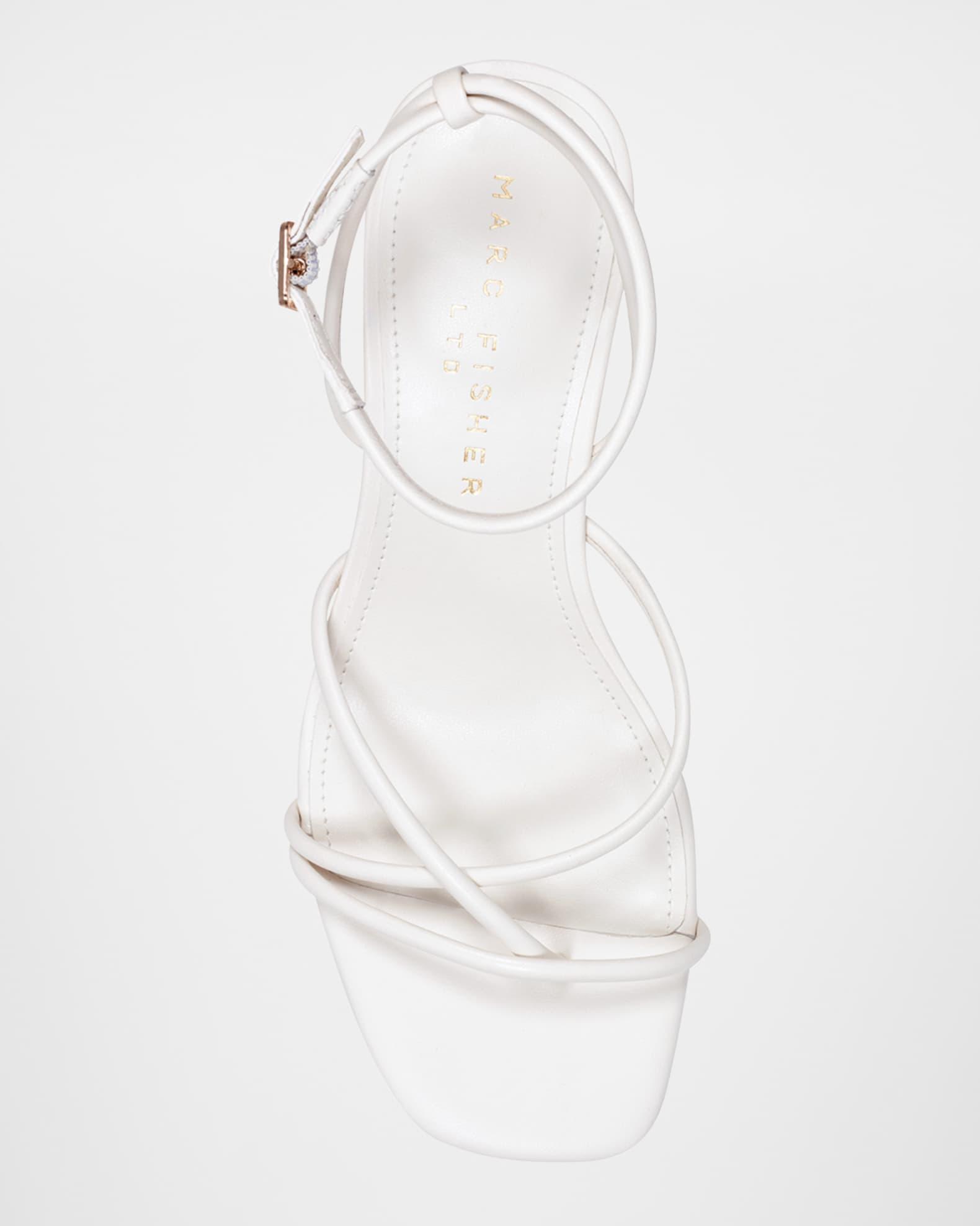 Ballen Tubular Leather Kitten Ankle-Strap Sandals Product Image