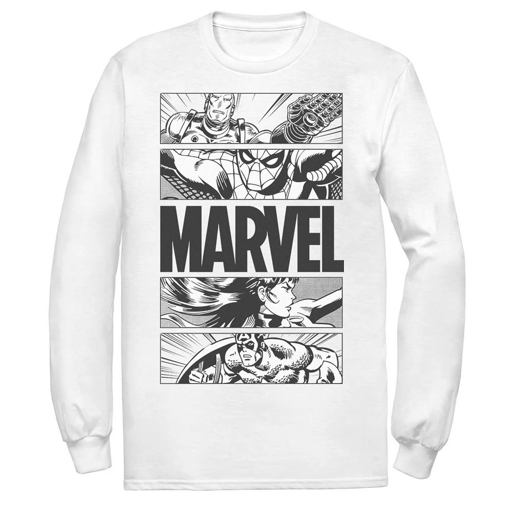 Men's Marvel Avengers Retro Action Panel Fill Tee, Boy's,  Product Image