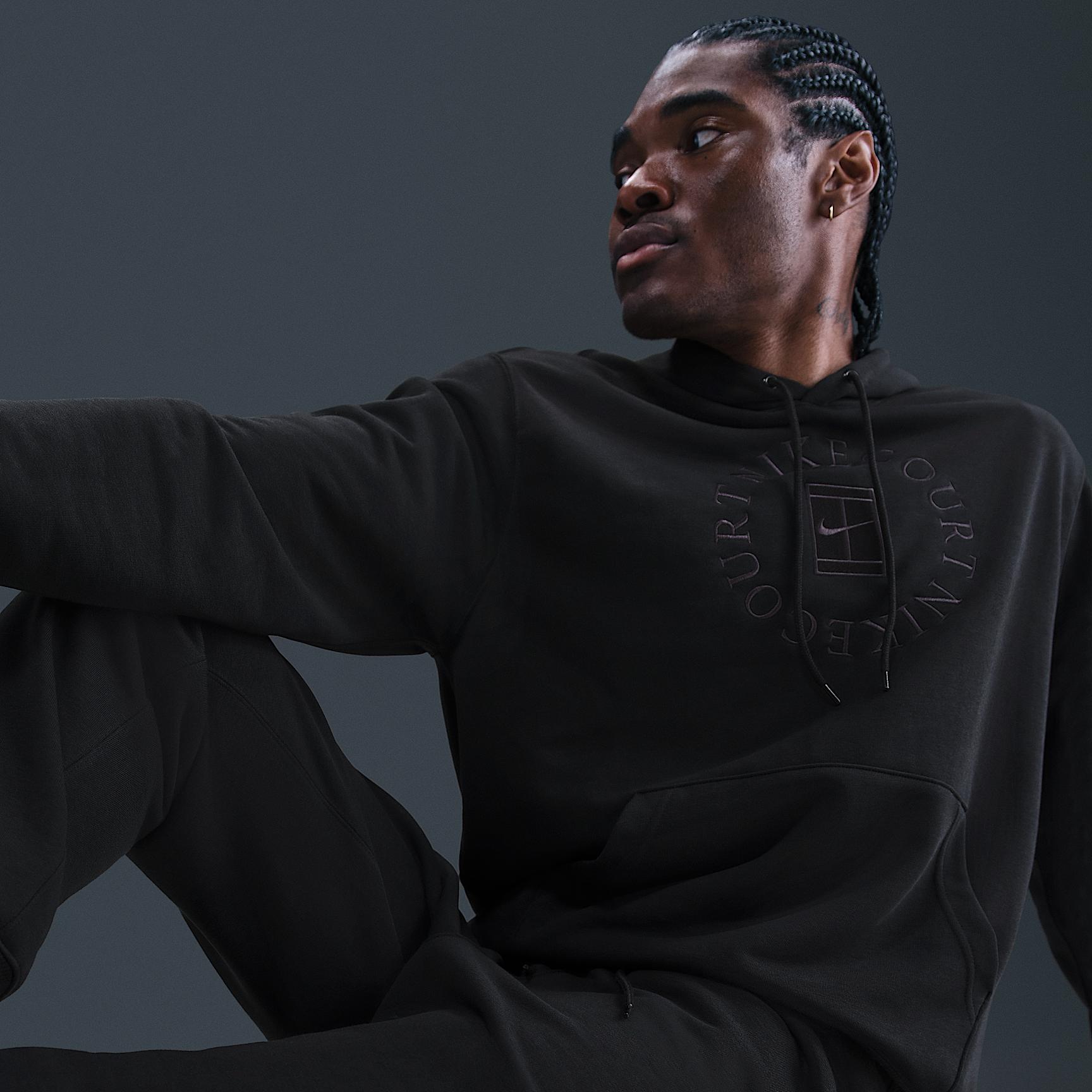 Nike Mens Court Heritage Dri-FIT Fleece Tennis Jogger Pants | HM6766-010 Product Image