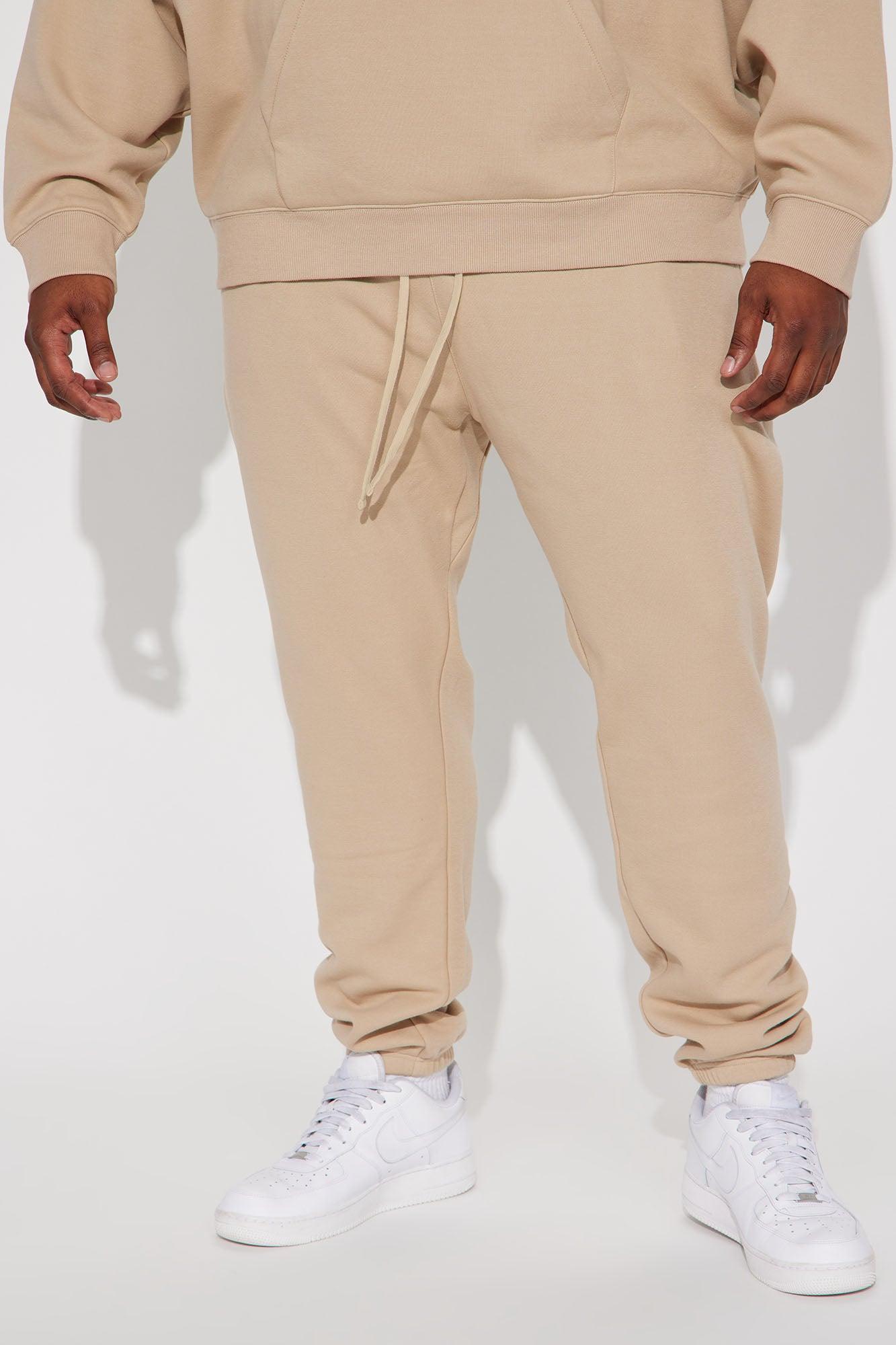 Tyson Heavyweight Sweat Jogger - Taupe Product Image