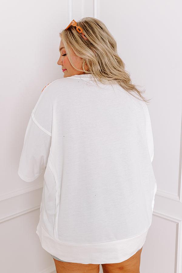 School Pride T Graphic Oversized Top Product Image