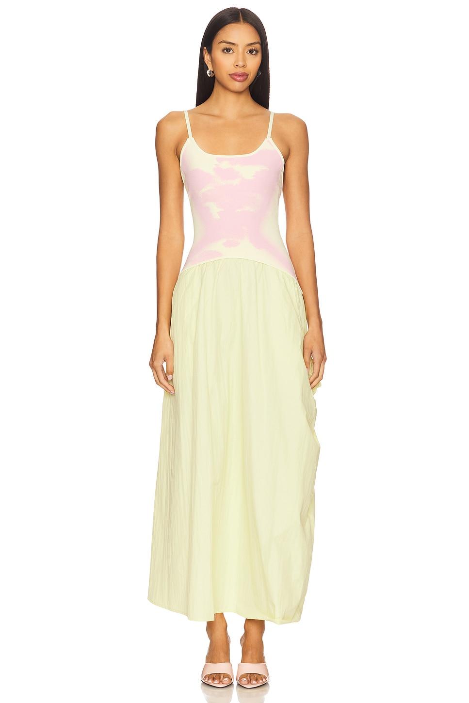 Ivy Mixed Media Maxi Dress PH5 Product Image