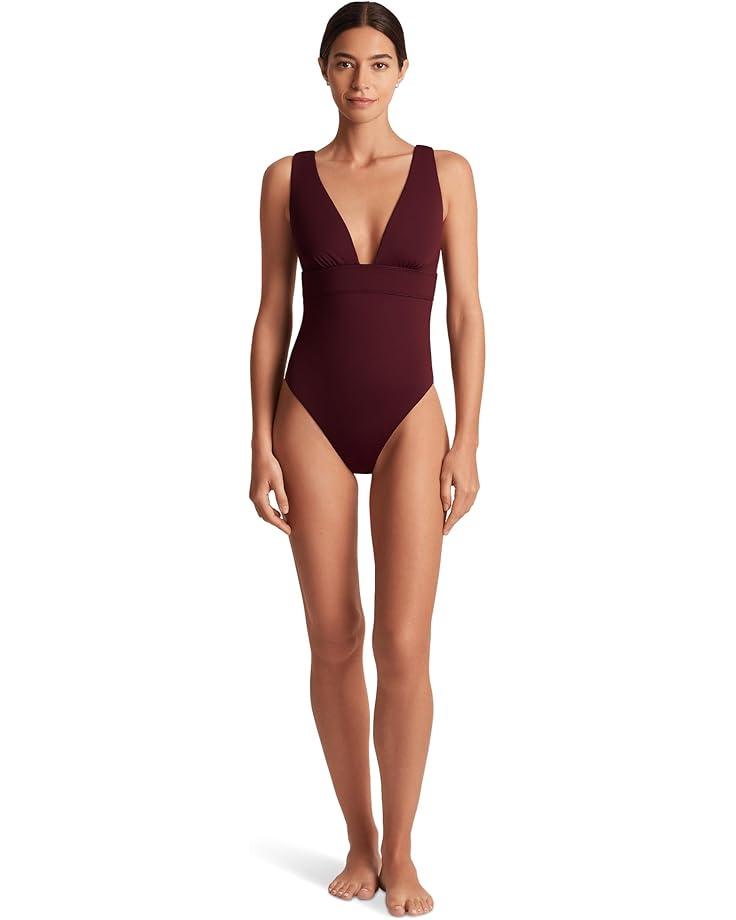 Pearl Novelty Vneck One-Piece Product Image