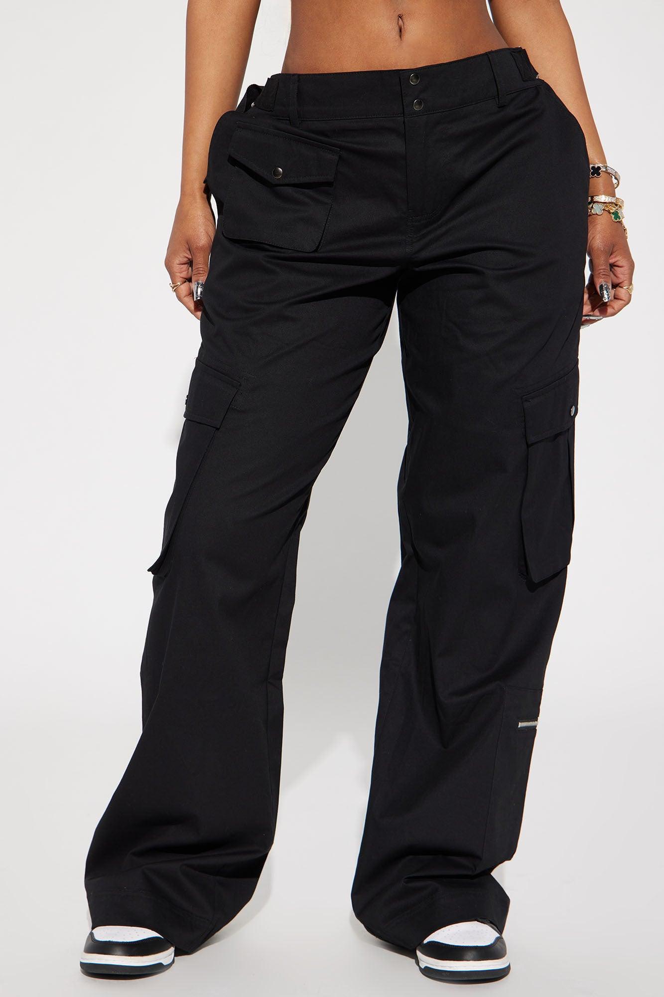 Flying High Cargo Pant - Black Product Image